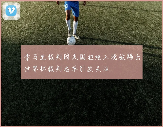 索马里裁判因美国拒绝入境被踢出世界杯裁判名单引发关注